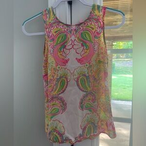 Lilly Pulitzer Iona sleeveless silk top